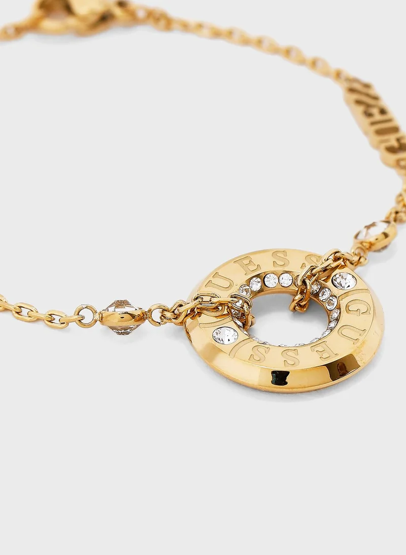GUESS Logo Round Bracelet