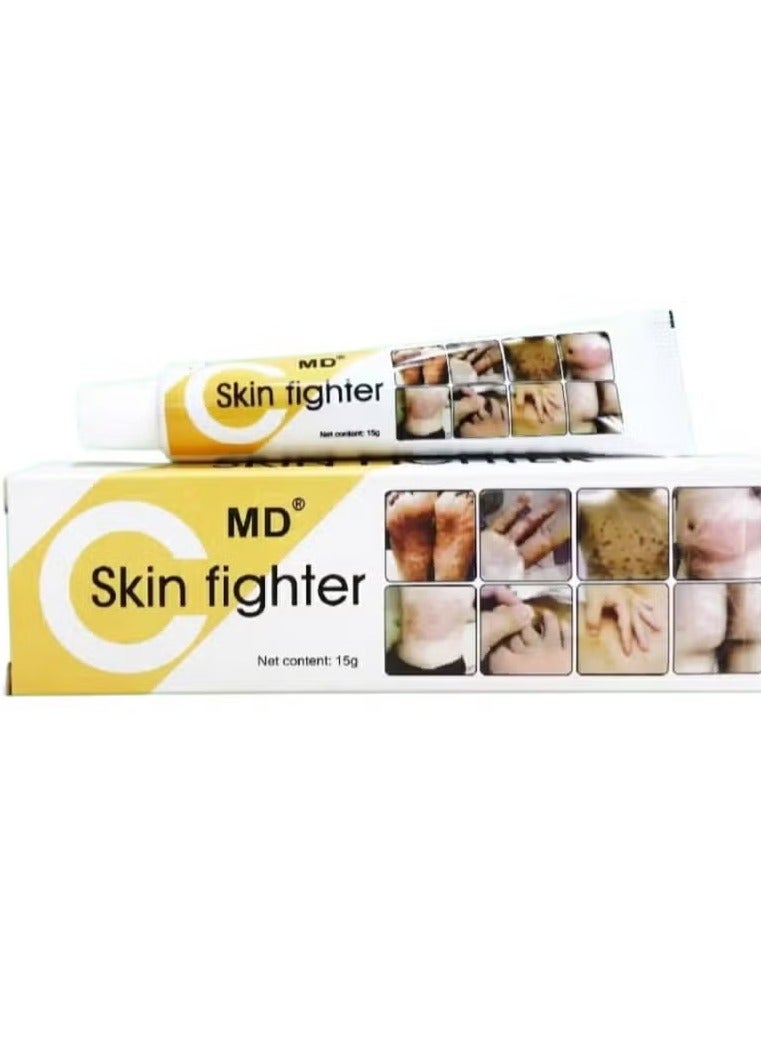 MD Skin Fighter Cream for Skin Allergies or Fungus 15g