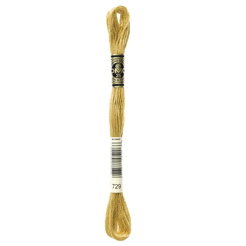 Dmc 6Strand Embroidery Cotton 87ydMedium Old Gold
