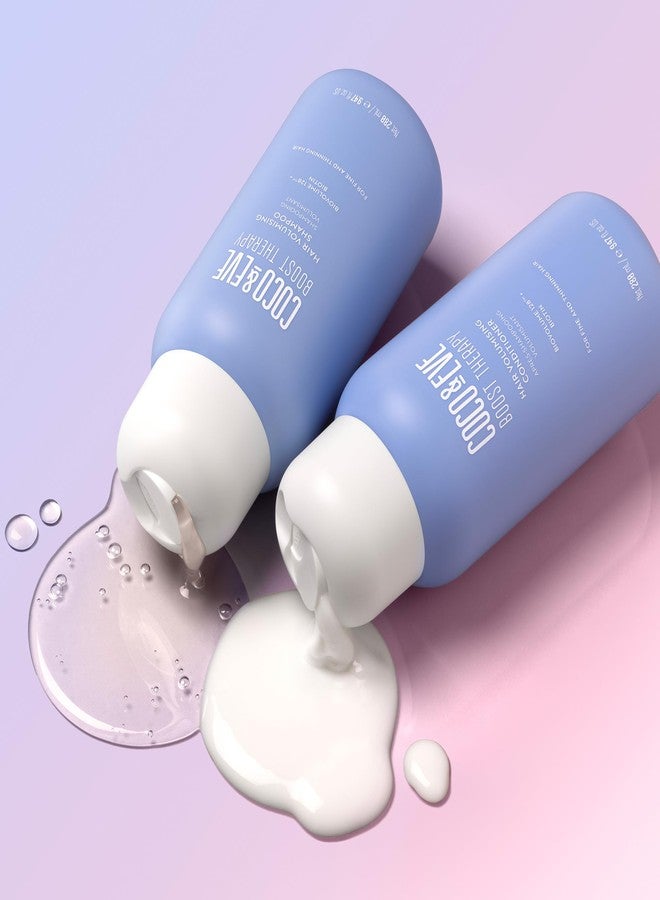 كوكو أند إيف مجموعة شامبو وبلسم كوكو آند إيف بوست ثيرابي لتكثيف الشعر. مع البيوتين لعلاج الشعر الخفيف والمتساقط. لتكثيف الشعر وتغذيته وتحسين حجمه وكثافته ولمعانه. (550 مل) - Image 2