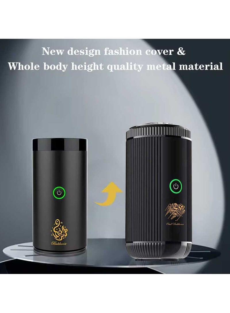 عود بخوان مبخرة كهربائية بتصميم غير قابل للانزلاق، مبخرة عربية محمولة للسيارة، بخور USB قابل لإعادة الشحن - Image 3
