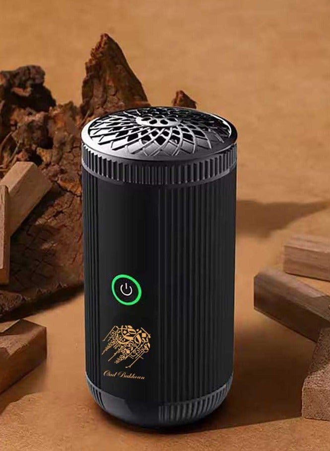 عود بخوان مبخرة كهربائية بتصميم غير قابل للانزلاق، مبخرة عربية محمولة للسيارة، بخور USB قابل لإعادة الشحن - Image 2