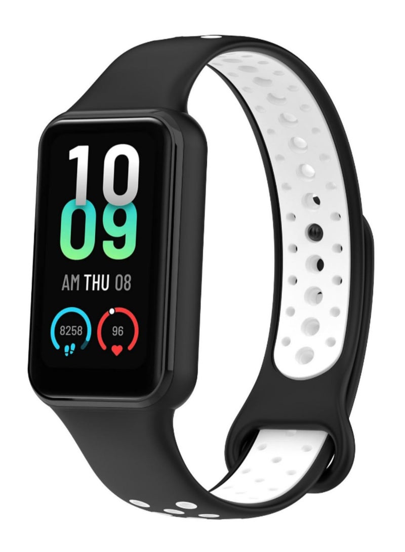 1PC Sports Silicone Strap for Xiaomi Mi Band 8 Active Replacement Bracelet Wristband for Mi Band 8 Active Durable & Comfortable Fitness Band Accessory - Image 1