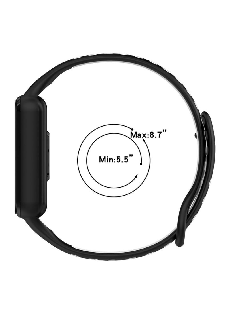 1PC Sports Silicone Strap for Xiaomi Mi Band 8 Active Replacement Bracelet Wristband for Mi Band 8 Active Durable & Comfortable Fitness Band Accessory - Image 5