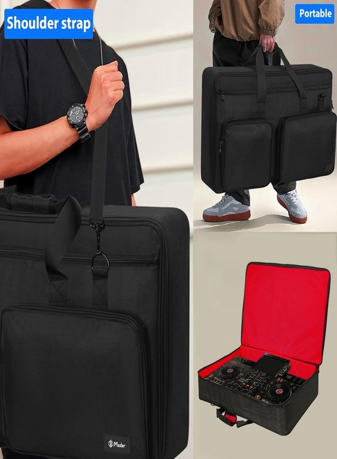 GIG Master DJ Console & Controller Cover/Safety Case/Backpack for Pioneer DJ DDJ-FLX10, Heavy Padded Light Weight with Double Pocket (Black) - Image 4
