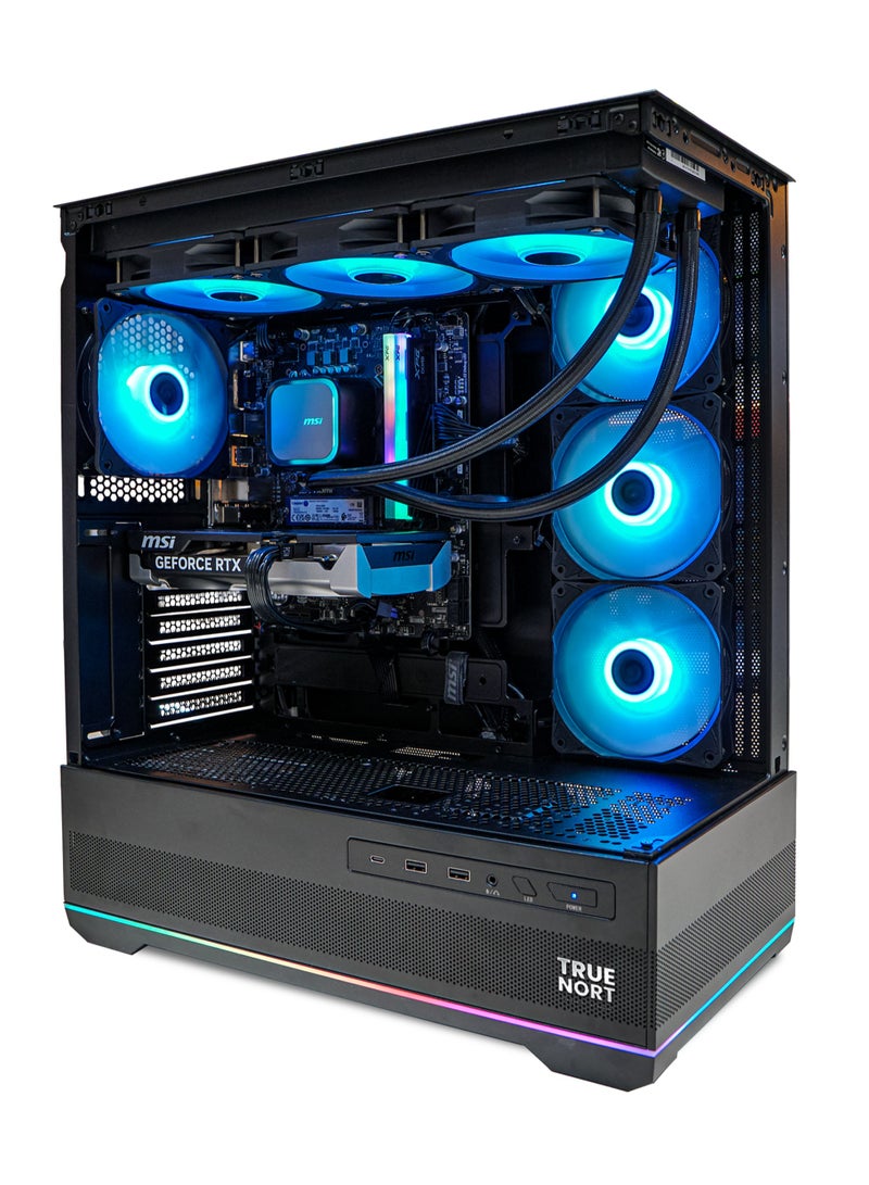 Monster Gaming PC, Intel Core i9-14900K Processor, Nvidia GeForce RTX 5070 12GB GDDR7 GPU,  32GB  Ram, 2TB  SSD, Window 11 Pro,Black Case