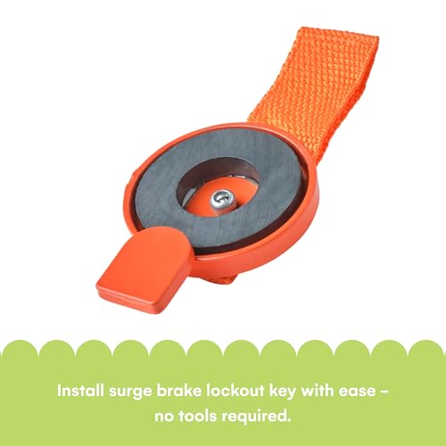 Noa Store Surge Brake Lockout Key for UFP Surge Brake Trailer - Magnetic with Heavy Duty Strap - Side Brake Lockout Bracket Compatible with - A-60, A-75, A-84 (Pack of 1) - Image 5