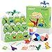 Aestd-ST Air Dry Clay Kit Dinosaur Theme Modeling Clay for Kids DIY Model Magic with Sculpting Tools and Tutorials 12 Boxes Molding Clays Ultra Light Soft NonSticky Arts and Crafts Gift for Kids - Image 2