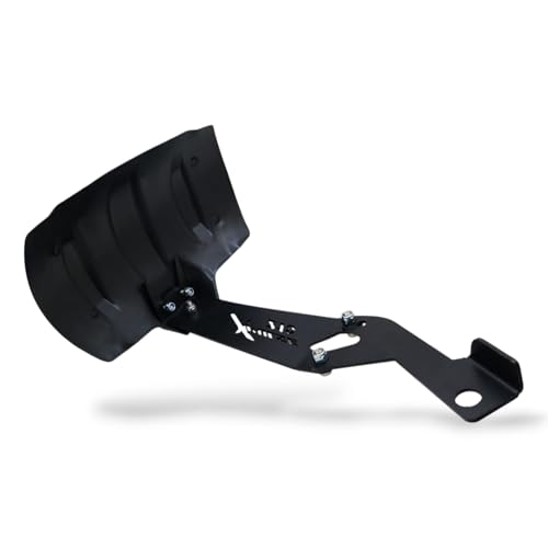 MILACHIN Xpulse 210 Durable Rear Mudflap Guard, Reflective Splash Guard, Tyre Hugger,Mudguard Rust-Resistant Black Finish, Compatible with Xpulse 210. - Image 2