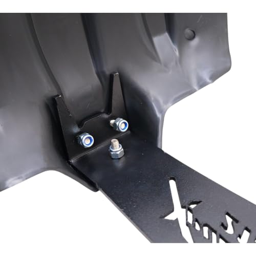 MILACHIN Xpulse 210 Durable Rear Mudflap Guard, Reflective Splash Guard, Tyre Hugger,Mudguard Rust-Resistant Black Finish, Compatible with Xpulse 210. - Image 3