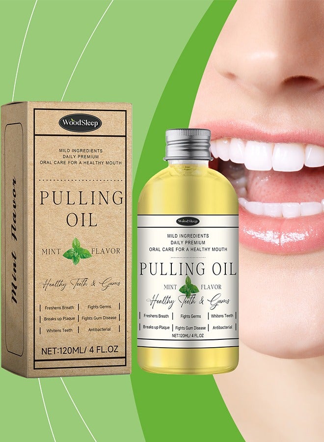 WoodSleep Cocofresha Pulling Oil,Cocofresha Coconut Pulling Oil,Pure Organic Coconut Oil Pulling 4 Oz Mint Flavor,Organic Coconut Oil Pulling Oil,Organic Coconut Oil Pulling Mint Flavor (1pc) - Image 1