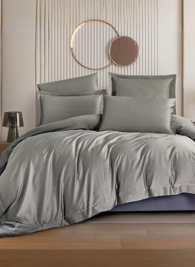 Bazaar Home Al-Faisaliah 7-Piece Hotel-Style Comforter Set for Double Bed with Removable Filling
