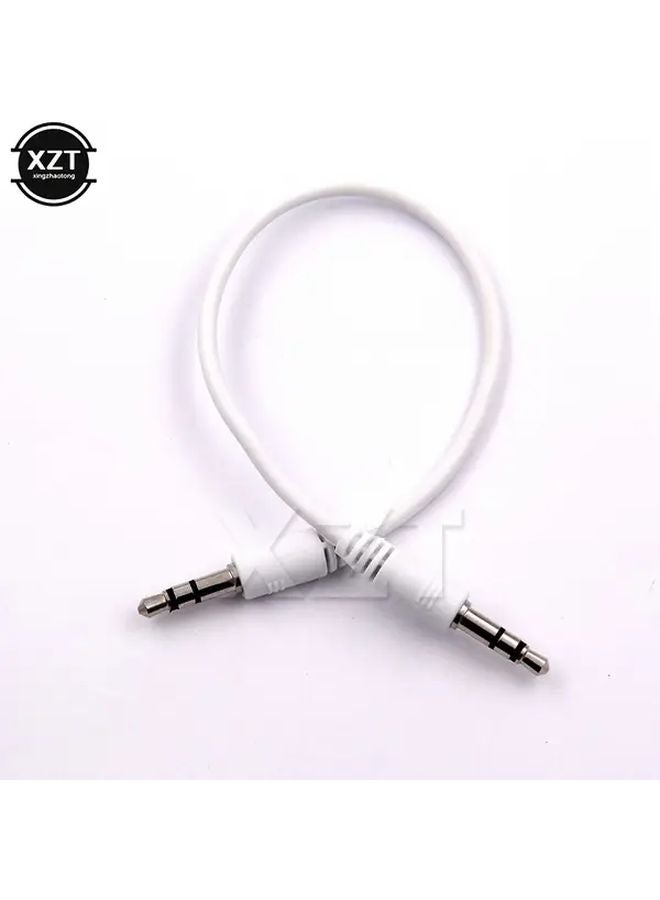 6 في 1 محول صوتي مقسم مقبس 3.5 مم مفتاح محدد حر التشغيل بالقابس الأبيض - Image 5