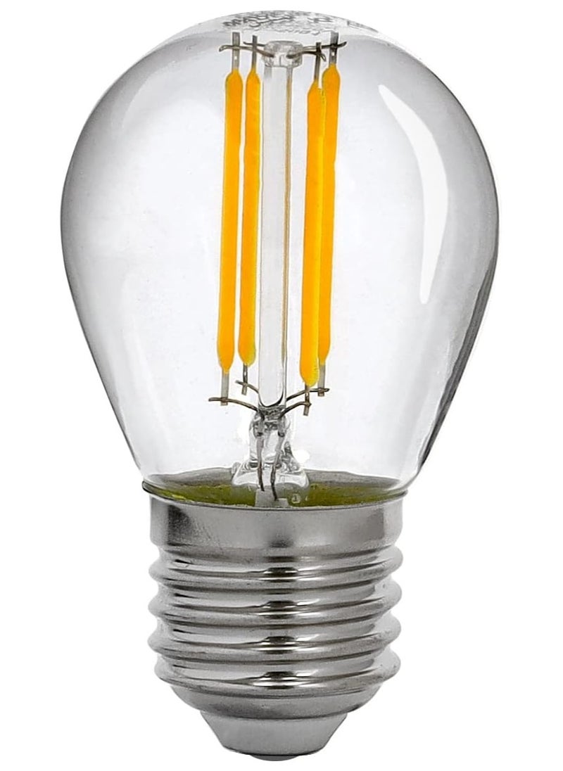 GEEPAS - Geepas GESL55091 LED Filament Light | 4W Power | Warm white | 15000 Hrs Lifetime | 3000k Color Temperature | 400lm Lumens | E27 Base Connector | CRI>80Ra - Image 1