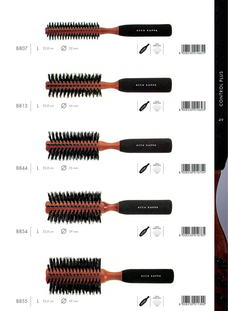 ACCA KAPPA CONTROL PLUS Hair Brush | Diameter: Ø 55 mm. - Image 3