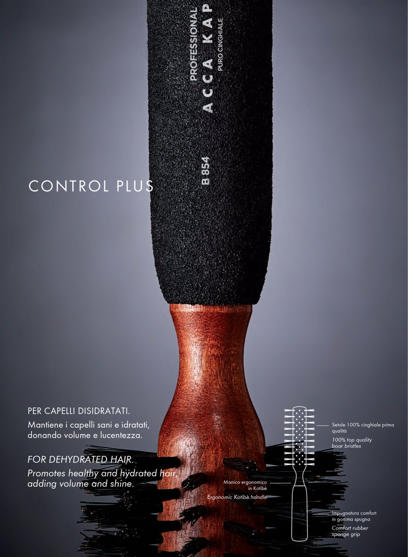 ACCA KAPPA CONTROL PLUS Hair Brush | Diameter: Ø 55 mm. - Image 2