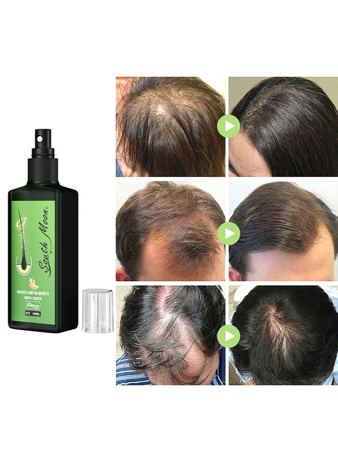 SOUTH MOON Green Ginger Hair Regrowth - Hair Loss Treatments Spray, Aids against Hair-thining, Hair Regrowth Treatment 100ml - Image 2