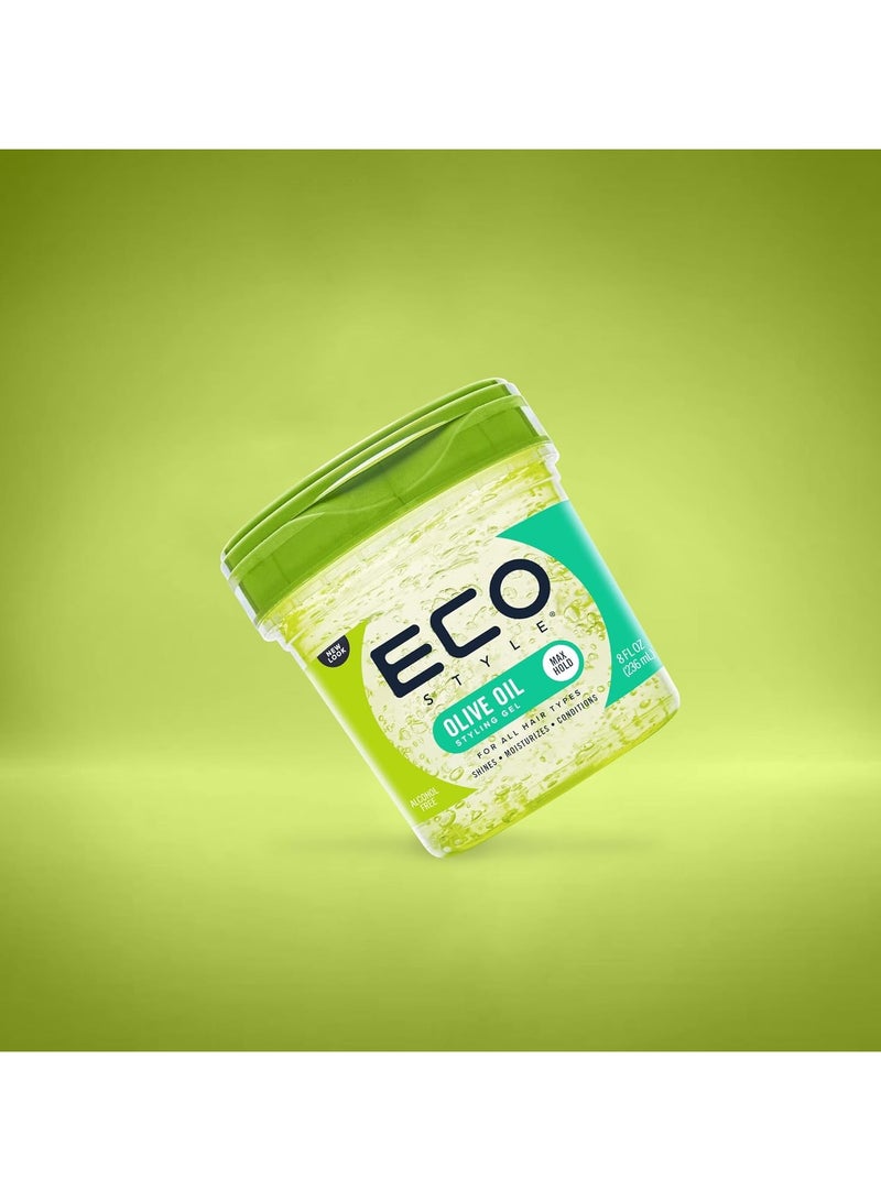 إيكو ستايل جل التصفيف بزيت الزيتون إيكو ستايلر 236 مل - Image 3