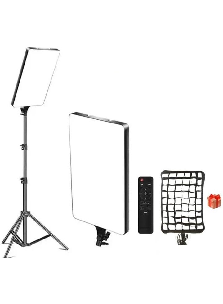 LED Ring Light with Grid for Photography & Makeup – 3 Colors, Remote Control - Image 1
