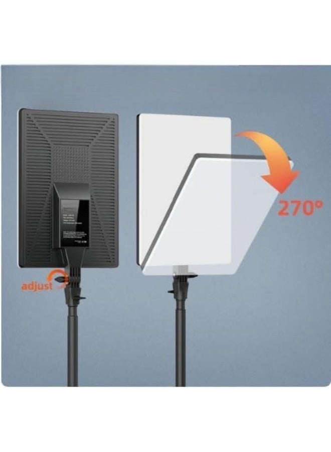 LED Ring Light with Grid for Photography & Makeup – 3 Colors, Remote Control - Image 2