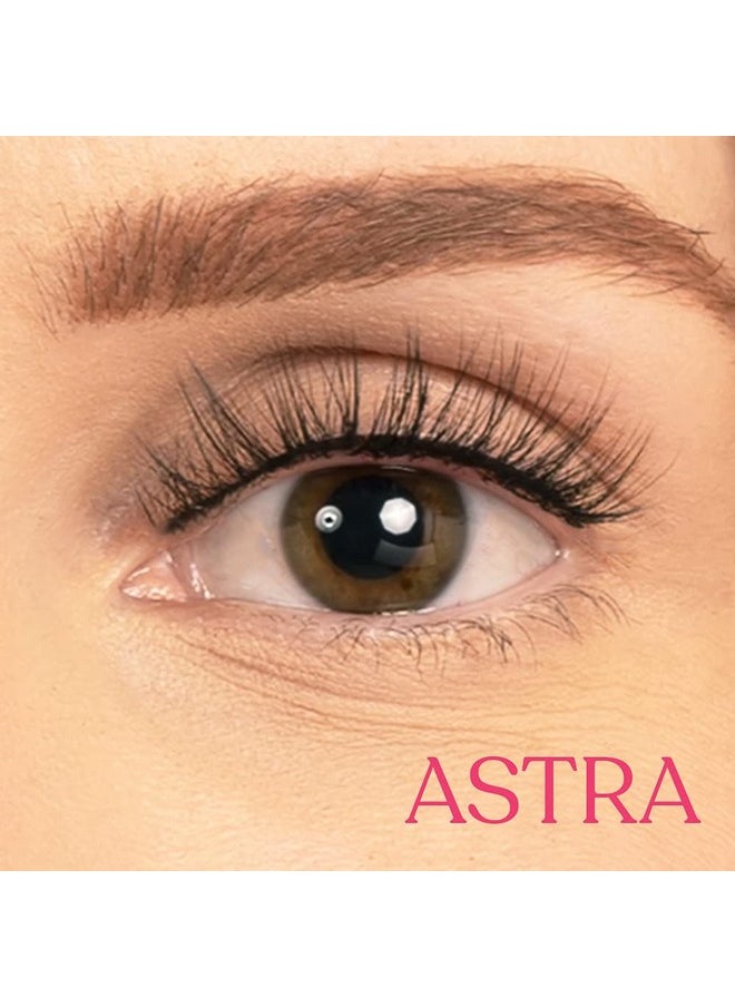 Silly George Supernatural Series Starter Kit Pretty Lashes With Adhesive Black Eyeliner ; Clear And Flexible Band Gives Lashes Natural Look ; Extra Strong Hold For False Eyelashes (Astra)  - Image 5