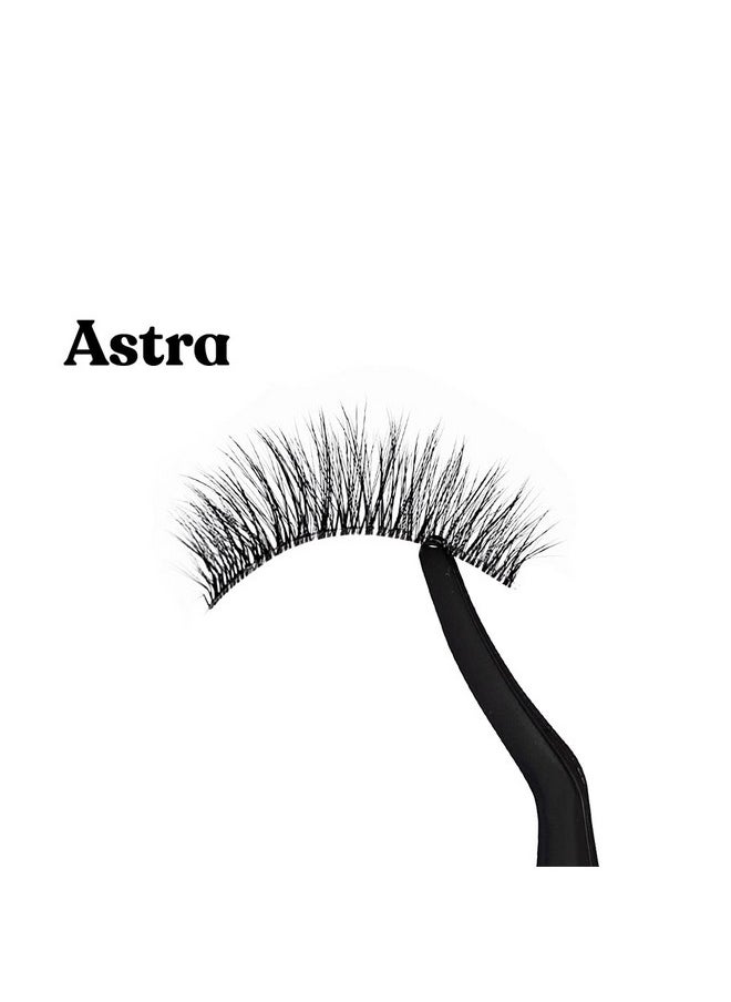 Silly George Supernatural Series Starter Kit Pretty Lashes With Adhesive Black Eyeliner ; Clear And Flexible Band Gives Lashes Natural Look ; Extra Strong Hold For False Eyelashes (Astra)  - Image 4
