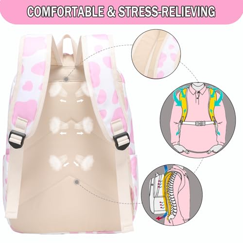 AUIVTY The House of tara Canvas Backpack for Men and Women 23L | Casual Cotton Bag With Waterproof Inner Lining, 4 External & 3 Internal Pockets | Backpacks Suitable for College, Travel & Hiking (Beige) - Image 5