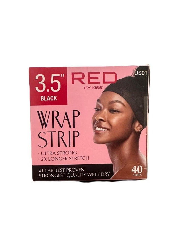 Red by Kiss Red by Kiss Wrap Strip, Ultra Strong 2X Longer Stretch, 44 Strips Lab-Test Proven Strongest Quality for Wet/Dry - Packaging may vary - Image 2