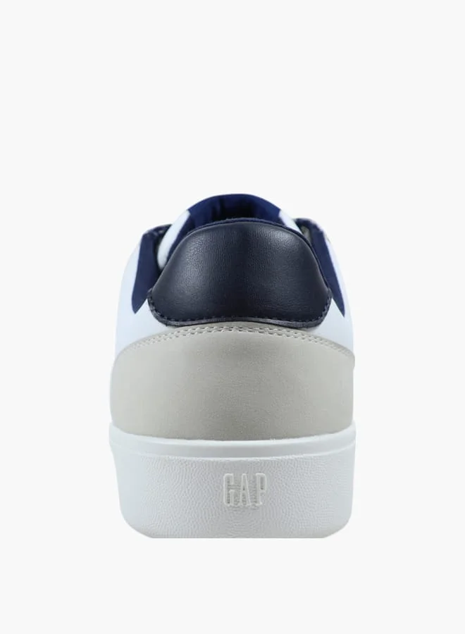 GAP Men's Panelled Sneakers with Lace-Up Closure - SEATTLE