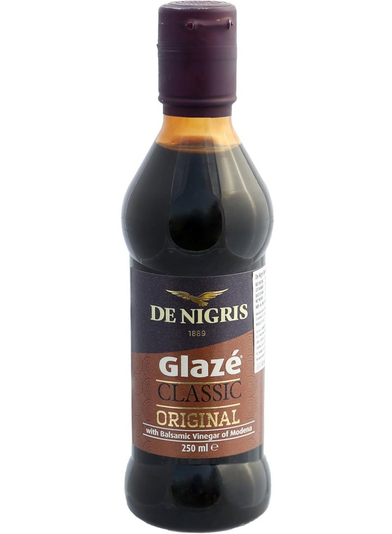 De Nigris Classic Glaze Original Vinegar Dressing 250 ML  - Image 1