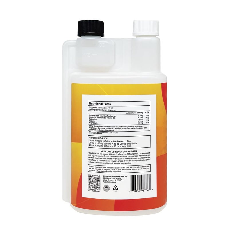 نو كافيين ألترا | 94 حصة | كافيين من حبوب القهوة + فيتامين ب3 + إلكتروليتات | يتضمن أنبوب محمول | حول أي مشروب إلى مشروب طاقة! | بدون كربوهيدرات، بدون سكريات، بدون سعرات حرارية - Image 4