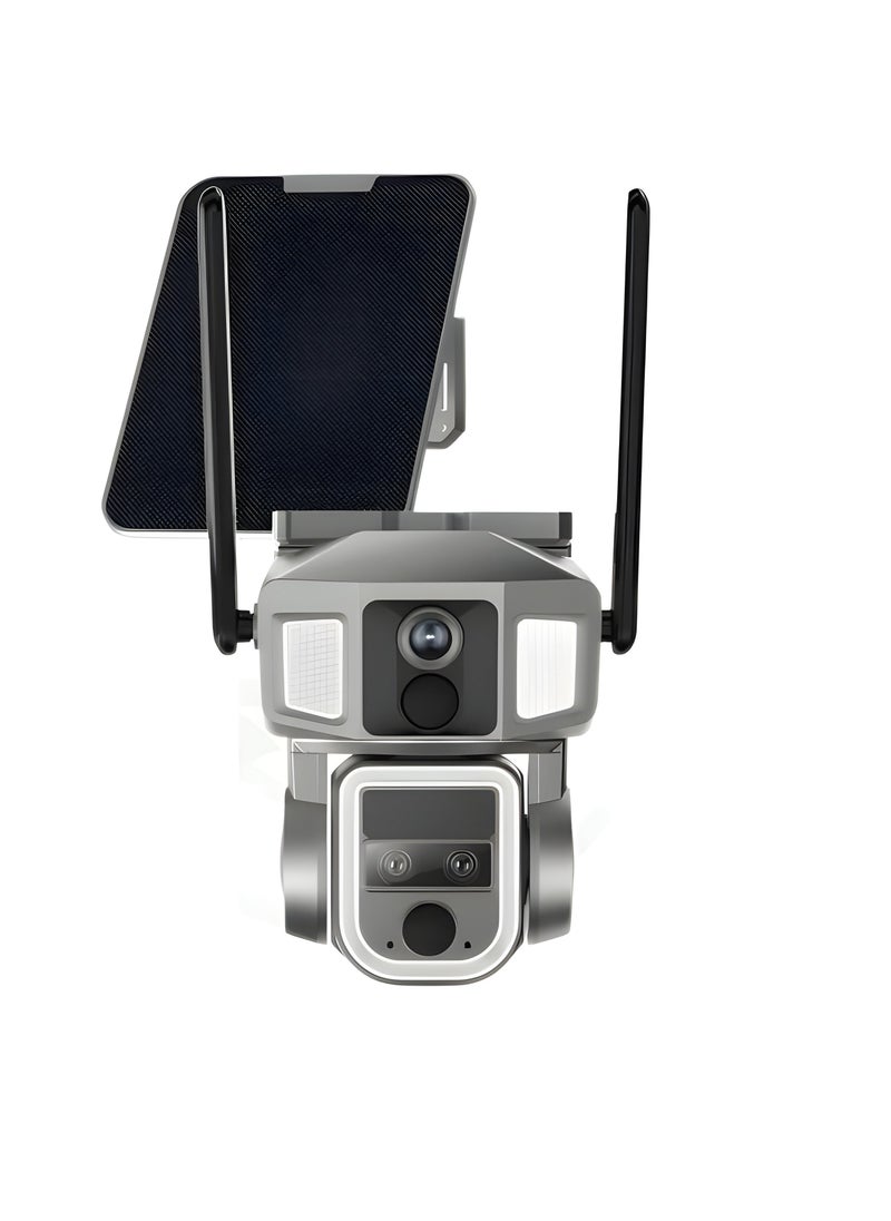 LS Vision MS3 4G Solar Security Camera, Strong And Durable Wifi CCTV Camera, Waterproof IP66 Solar Surveillance Camera, Portable Outdoor Camera For Home Office Security, (1pc)  - Image 1