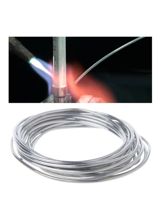 NIBEMINENT Aluminum Cored Wire Welding Tube Evaporator Silver 3meter - Image 4