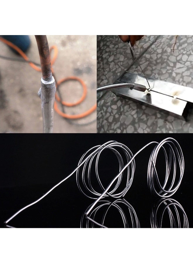 NIBEMINENT Aluminum Cored Wire Welding Tube Evaporator Silver 3meter - Image 2