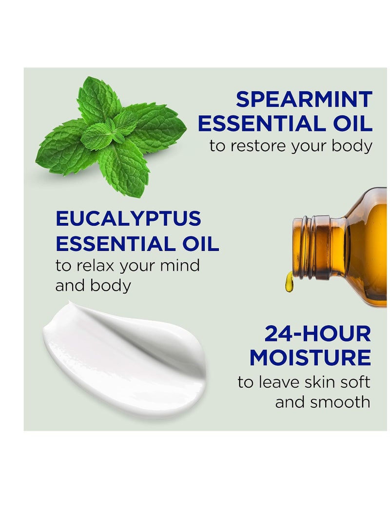 Dr Teal's Dr Teal's Body Lotion, Eucalyptus & Spearmint & Essential Oils, 18 fl oz (Pack of 3) - Image 3
