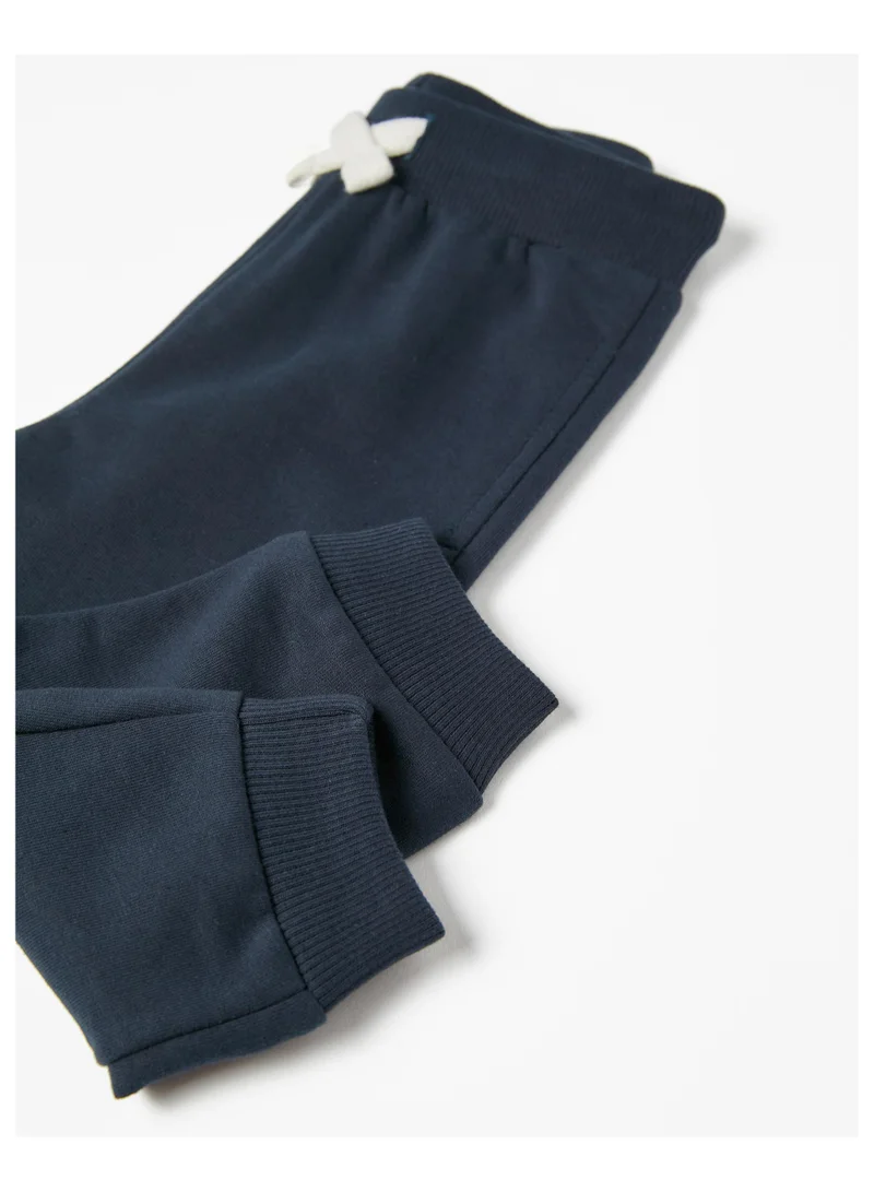 Zippy Zippy Cotton Joggers For Baby Boys - Dark Blue