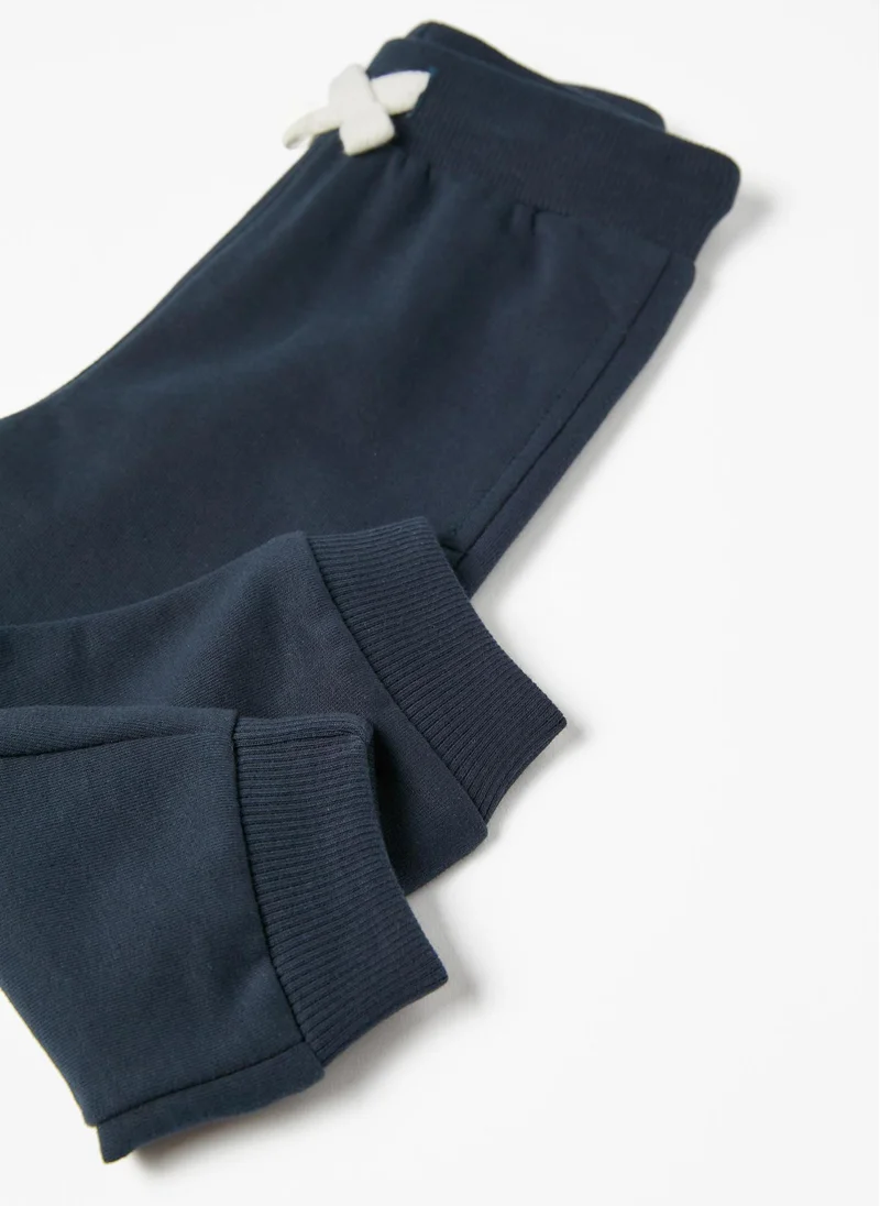 Zippy Zippy Cotton Joggers For Baby Boys - Dark Blue