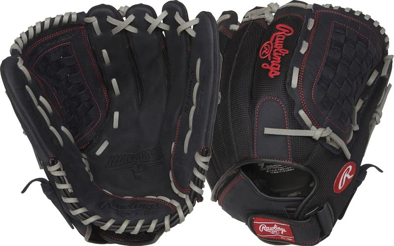 Rawlings قفازات رينغيد 14" سوفت بول، FB/Basket R140BGS-6/0، رمي باليد اليمنى - Image 1