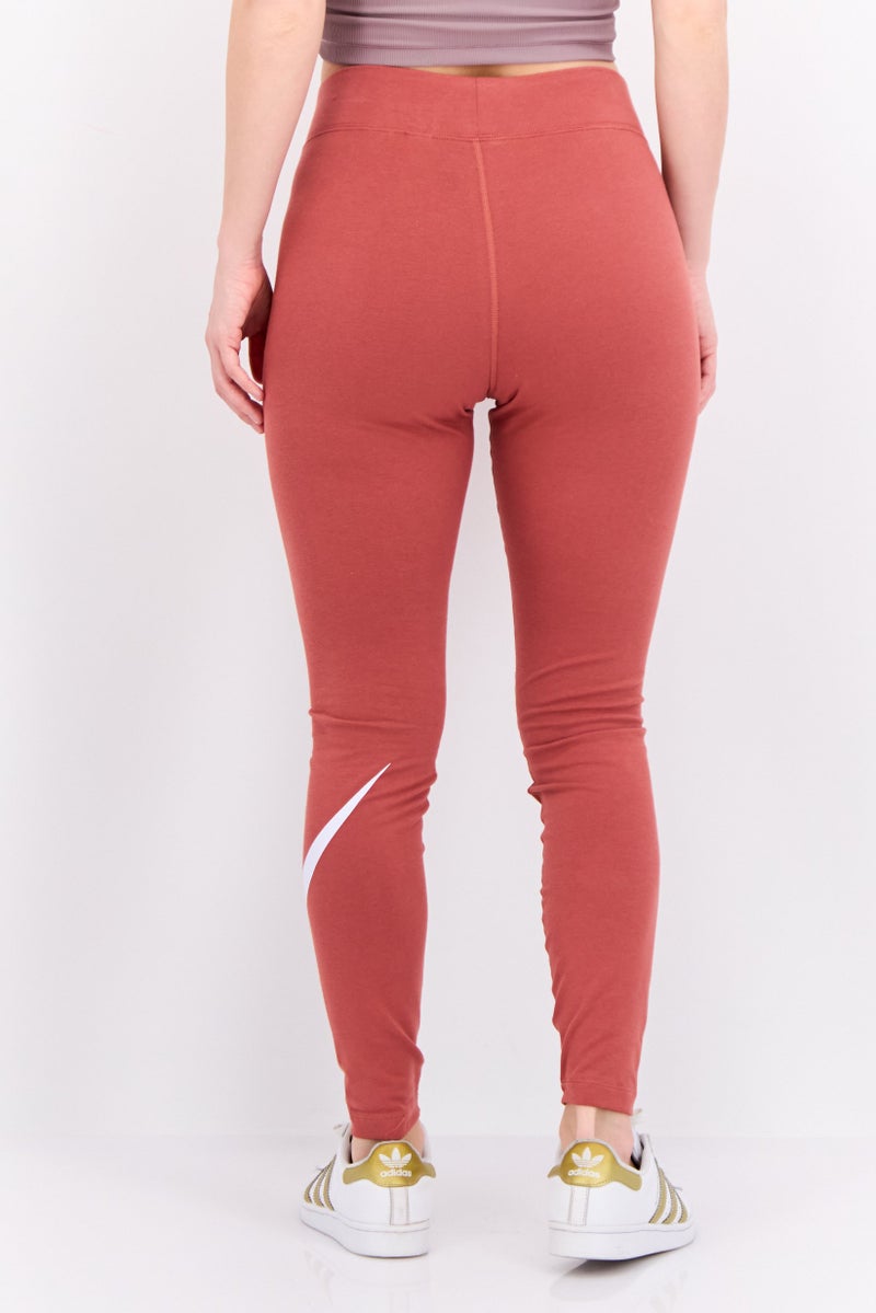 Nike  leggings تدريب للياقة البدنية للنساء، مارون فاتح - Image 4