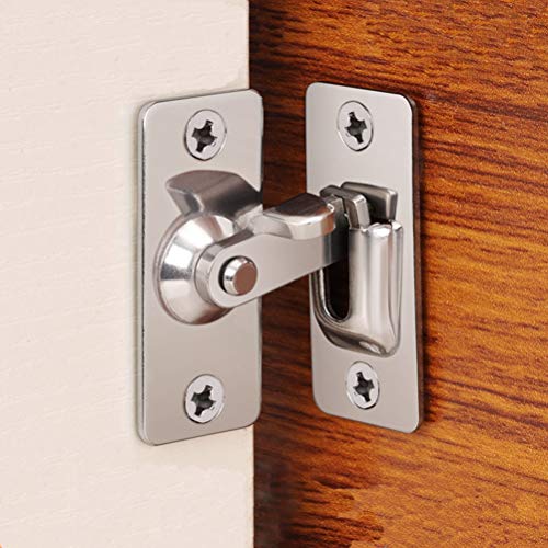 dingchi 90 Degree Door Lock Flip Latch Gate Latches Safety Door Lock for Barn Wood Fence Sliding French Doors,SUS304 Stainless Steel Gate Hardware - Image 1