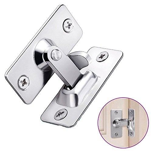 dingchi 90 Degree Door Lock Flip Latch Gate Latches Safety Door Lock for Barn Wood Fence Sliding French Doors,SUS304 Stainless Steel Gate Hardware - Image 3