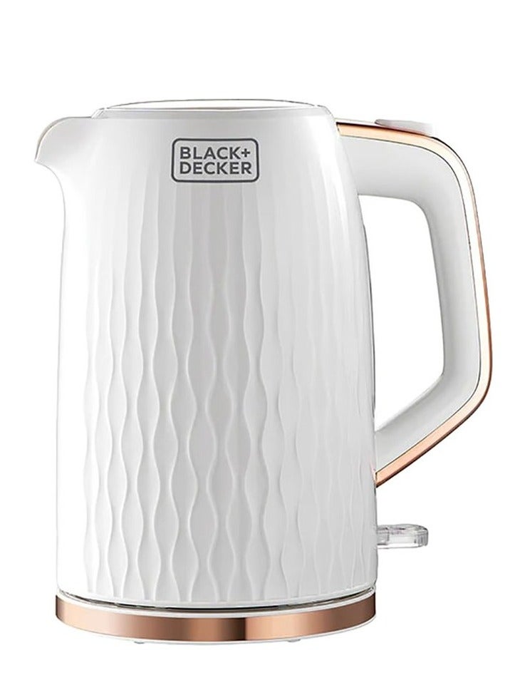 BLACK+DECKER Electric Kettle 1.7 L 2200 W JC190W-B5 White - Image 1
