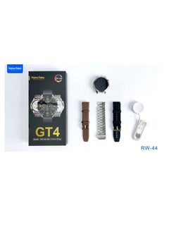 Haino Teko Haino Teko RW44 Round Screen AMOLED Display Smart Watch With 3 Pair Straps and Wireless Charger For Gents and Boys  - Image 4