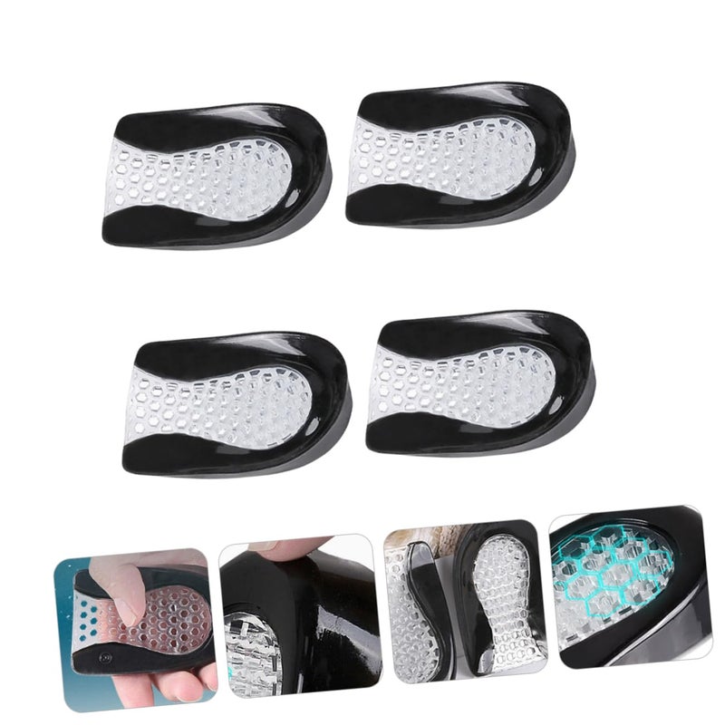Honeycomb Heel Cushions 2 Pairs Durable Foot Pads For Plantar Fasciitis Shock Absorbing Heel Cups - Image 4