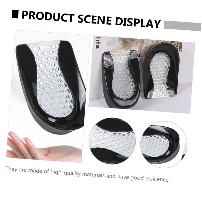 Honeycomb Heel Cushions 2 Pairs Durable Foot Pads For Plantar Fasciitis Shock Absorbing Heel Cups - Image 3