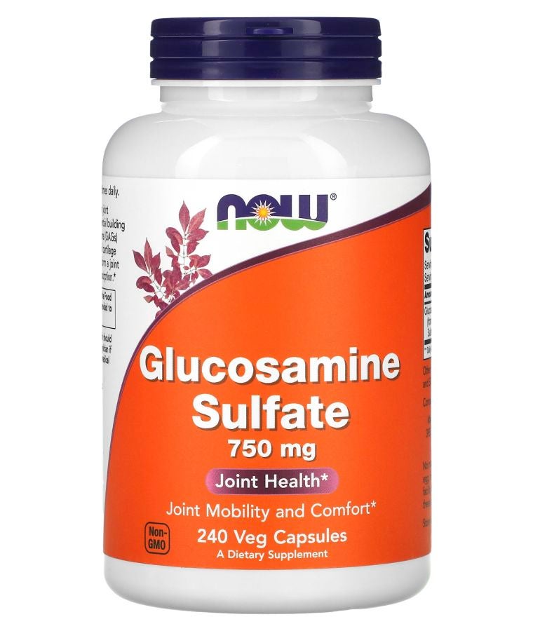 now Glucosamine Sulfate 750 mg 240 Veg Capsules