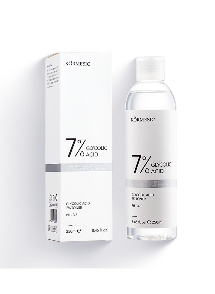 Kormesic Glycolic Acid 7% Toner 250ml - Exfoliate & Brighten Skin - Image 1