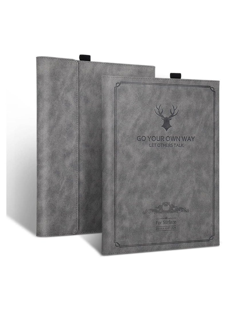 غطاء واقٍ متعدد الزوايا لجهاز Microsoft Surface Pro 11 (2024) بقياس 13 بوصة، مزود بحامل قلم ويتناسب مع لوحة المفاتيح وحامل الجهاز 11. - Image 3