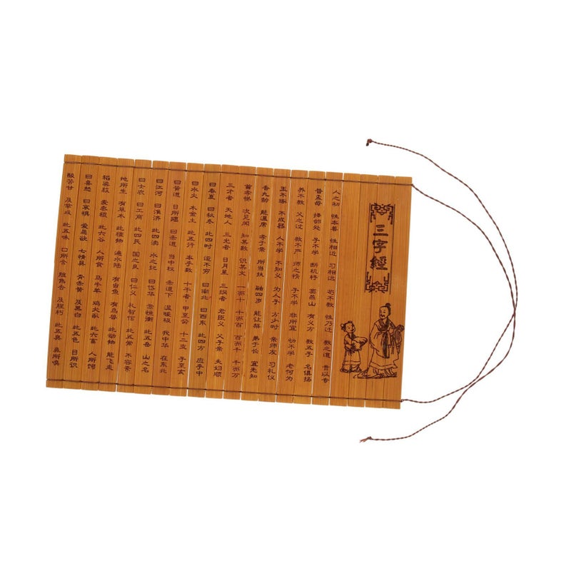 Retro Bamboo Book Props For Vintage Room Decor Compact Aesthetic Stage Decoration - Image 2