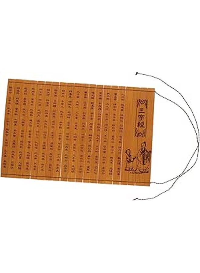 Retro Bamboo Book Props For Vintage Room Decor Compact Aesthetic Stage Decoration - Image 1